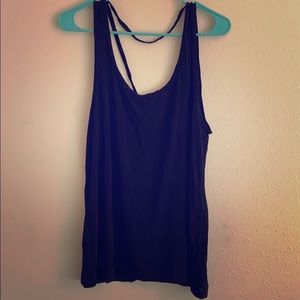 BEYOND YOGA Black Strappy Tank *Large*